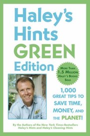 Cover of: Haleys Hints Green Edition