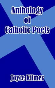 Cover of: Anthology of Catholic poets