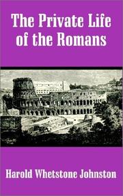 Cover of: The Private Life of the Romans