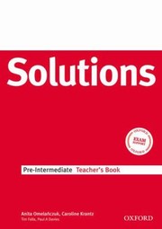 Cover of: Solutions