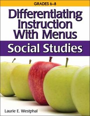 Differentiating Instruction With Menus by Laurie Westphal