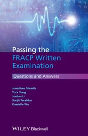 Cover of: Passing The Fracp Written Examination Questions And Answers