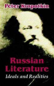 Cover of: Russian Literature by Peter Kropotkin, Peter Kropotkin