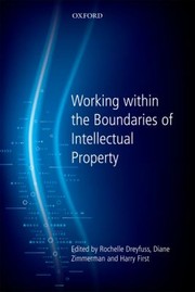 Cover of: Working Within The Boundaries Of Intellectual Property Innovation Policy For The Knowledge Society