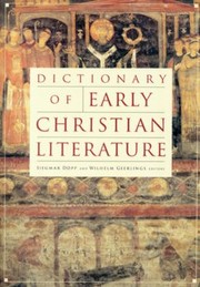 Cover of: Dictionary of Early Christian Literature
            
                Herder  Herder Books