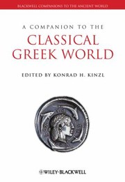 Cover of: A Companion To The Classical Greek World by 