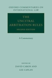 Cover of: The Uncitral Arbitration Rules A Commentary