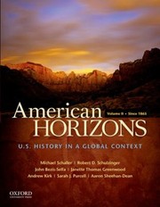 Cover of: American Horizons Us History In A Global Context