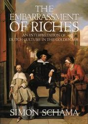Cover of: The Embarrassment of Riches by Simon Schama