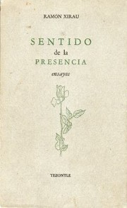 Cover of: Sentido De La Presencia Ensayos