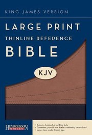 Cover of: Large Print Thinline Reference BibleKJV