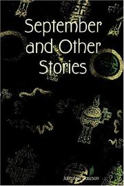 Cover of September and Other Stories