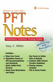 Cover of: Pft Notes Pulmonary Function Testing Pocket Guide