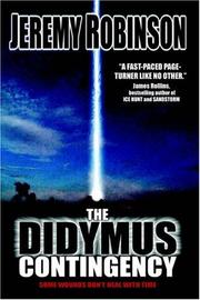 Cover of: The Didymus Contingency | Jeremy Robinson