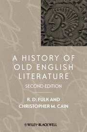 Cover of: A History Of Old English Literature