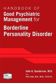 Cover of: Handbook Of Good Psychiatric Management For Borderline Personality Disorder