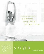 Cover of: Yoga 5minute Routines For Anyone Anytime Anywhere by 
