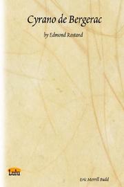 Cover of: Cyrano de Bergerac: by Edmond Rostand