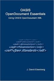 Cover of: OASIS OpenDocument Essentials