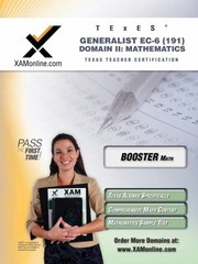 Cover of: Texes Generalist Ec6 191 Mathematics Boost Edition