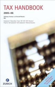 Cover of: Zurich Tax Handbook 200506