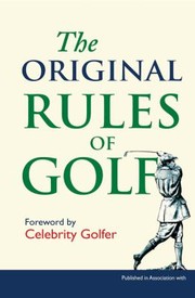 Cover of: The Original Rules Of Golf by 