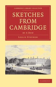 Cover of: Sketches From Cambridge By A Don