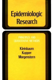 Cover of: Epidemiologic Research Principles And Methods