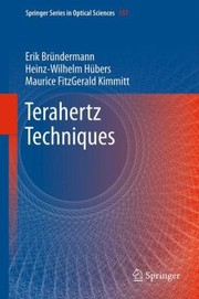 Cover of: Terahertz Techniques by Maurice Kimmitt