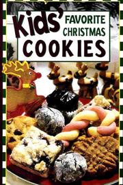 Cover of: Kid's Favorite Christmas Cookies