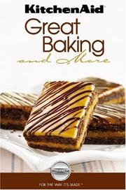 Front cover of Kitchen Aid Great Baking and More by Unknown