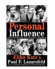 Personal influence cover