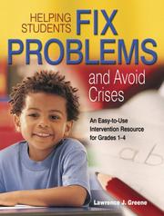 Cover of: Helping Students Fix Problems and Avoid Crises: An Easy-to-Use Intervention Resource for Grades 1-4