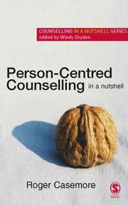 Cover of: Person-Centred Counselling in a Nutshell by Roger Casemore