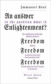 Cover of: An Answer To The Question What Is Enlightenment