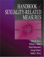 Cover of: Handbook of Sexuality-Related Measures