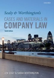 Cover of: Sealys Cases And Materials In Company Law