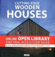Cover of: Cuttingedge Wooden Houses