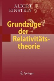 Cover of: Grundzge Der Relativittstheorie