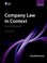 Cover of: Company Law In Context Text And Materials
