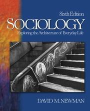 Cover of: Sociology by David M. Newman