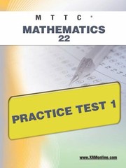 Cover of: Mttc Mathematics 22 Practice Test 1