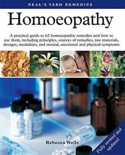 Cover of: Homoeopathy by 