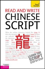 Cover of: Read And Write Chinese Script