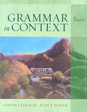 Cover of: Grammar in Context Basic (Student Book)