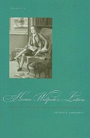 Cover of: Horace Walpoles Letters Masculinity And Friendship In The Eighteenth Century by 
