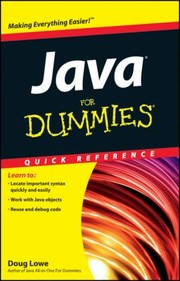 Cover of: Java For Dummies Quick Reference by 