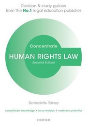 Cover of: Human Rights Law Concentrate Law Revision And Study Guide