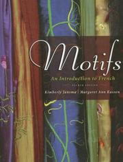 Cover of: Motifs: An Introduction to French (with Audio CD)