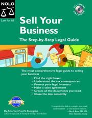 Cover of: Sell Your Business